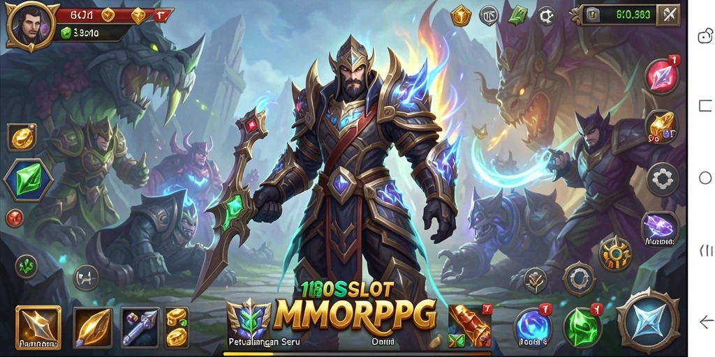 Tampilan gameplay seru dari 180SLOT di dunia MMORPG.