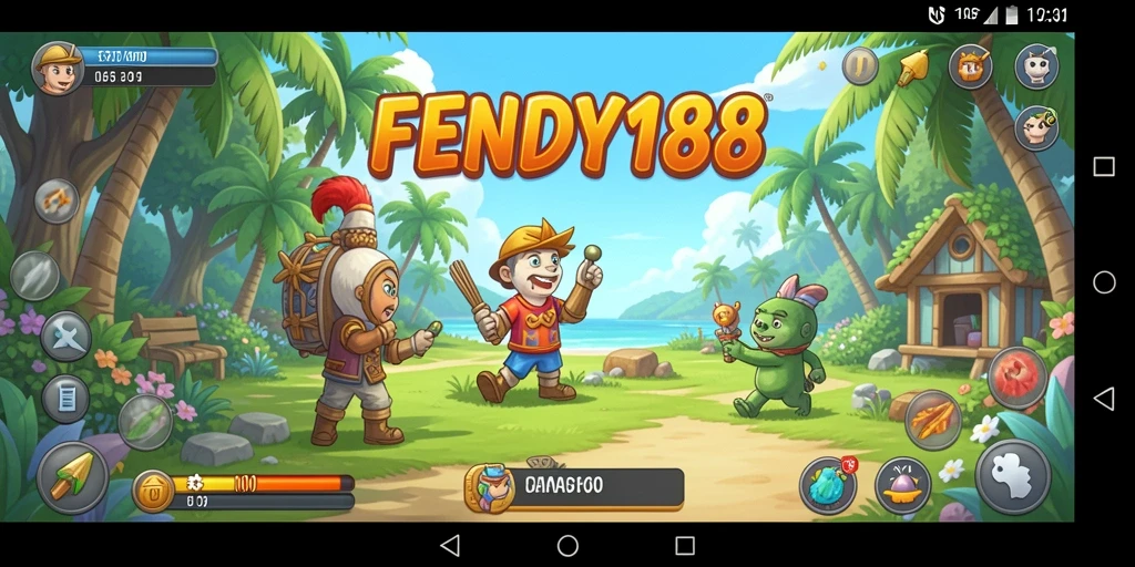 Tampilan permainan FENDY188 yang ceria dan menghibur.