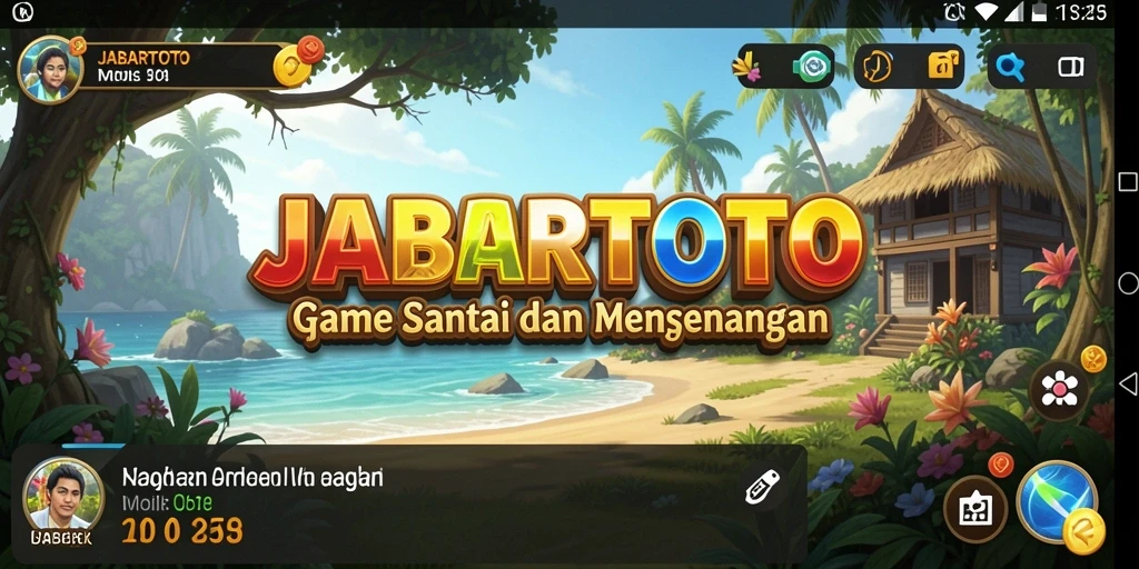 Tampilan gameplay seru JABARTOTO yang penuh warna.