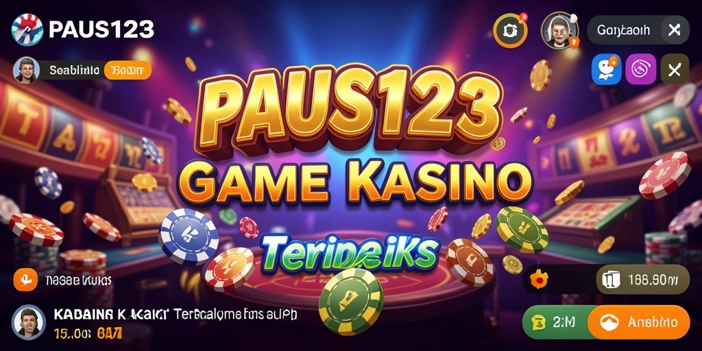 Tampilan utama PAUS123 dengan berbagai pilihan permainan Kasino yang menarik.