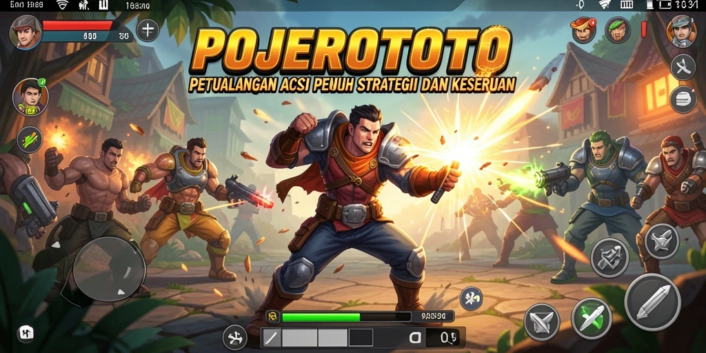 Tangkapan layar gameplay POJEROTOTO yang seru dan menegangkan.
