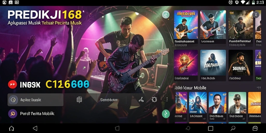Tampilan gameplay PREDIKSI168 dengan berbagai fitur musik menarik.